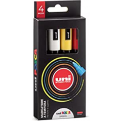 Pack Of 4  Posca Medium Markers Classic Colors | Uni