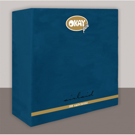 Tovagliolo Airlaid 40x40cm  50pz  Blu Notte