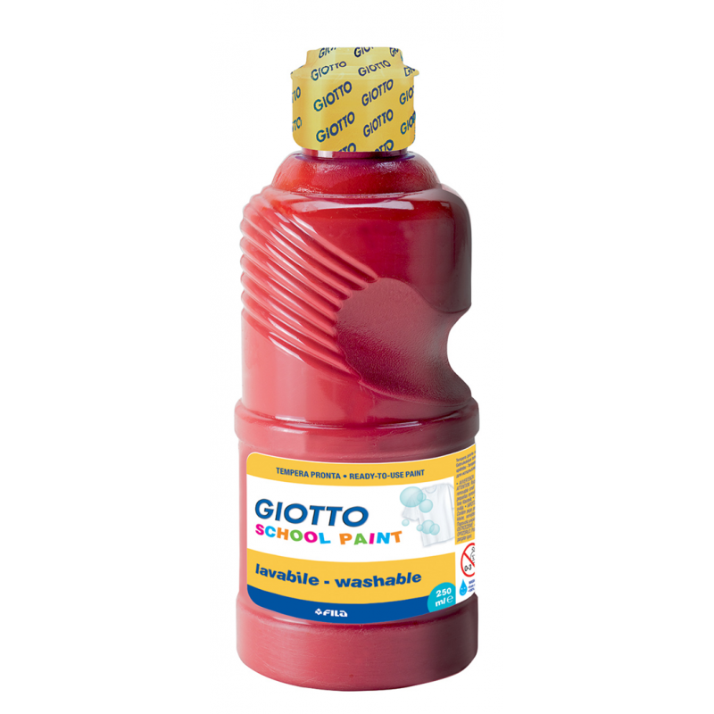 Ready Tempera School Paint  250 Ml Red Sc | Giotto