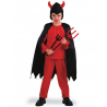 Costume Diavoletto Taglia 4/5 Anni 114cm Rosso Nero | Carnival Toys S.r.l.