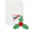 Biglietto Pop Up Fru Fru Natale Agrifoglio Verde Rosso | Rico Design
