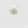 Ball D10cm White Glitter Pvc | Edg - Enzo De Gasperi