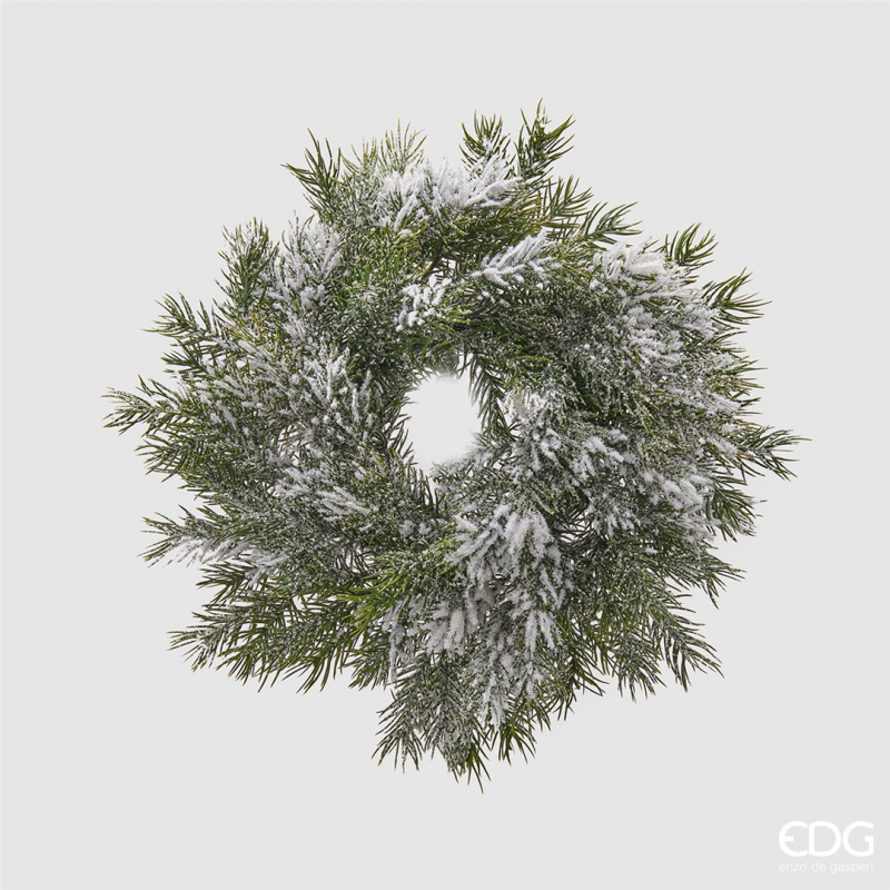 Wreath D36cm West Snowy | Edg - Enzo De Gasperi