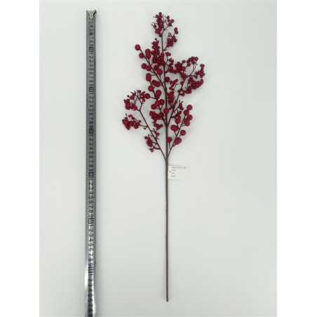 Branch Red Berries 66cm | Selezione Vertecchi