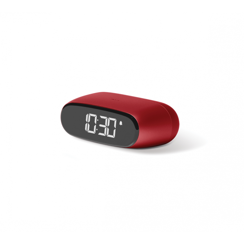 Lexon Minut Alarm Clock - Red
