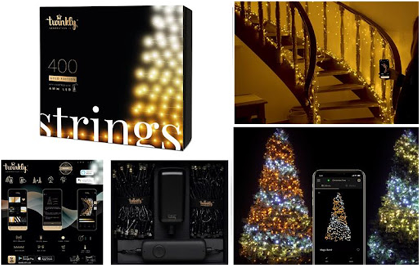 Catena 400led 4,3mt  Gold Edition — immagine 3