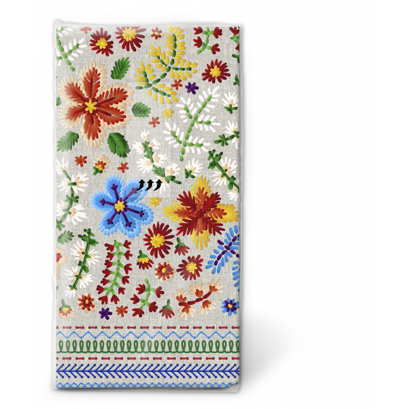 Fazzoletti Fantasia Embroidery | Paper Design