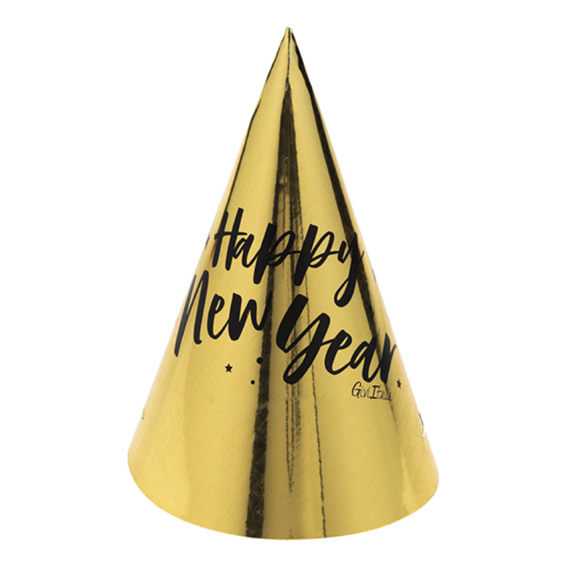 Cappello Happy New Year Oro Nero 6pz | Givi Italia Srl