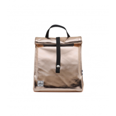 Lunch Bag Premium Ecopelle 5l 21x16x24cm Pink Gold | Valis sa