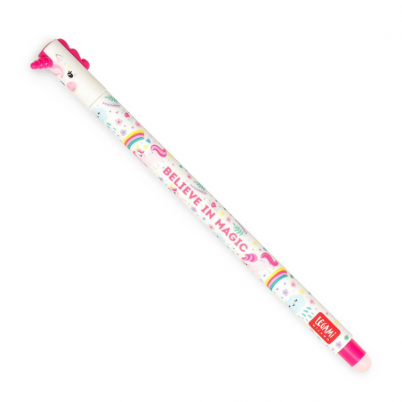 Penna Gel Cancellabile Unicorno Inchiostro Rosa