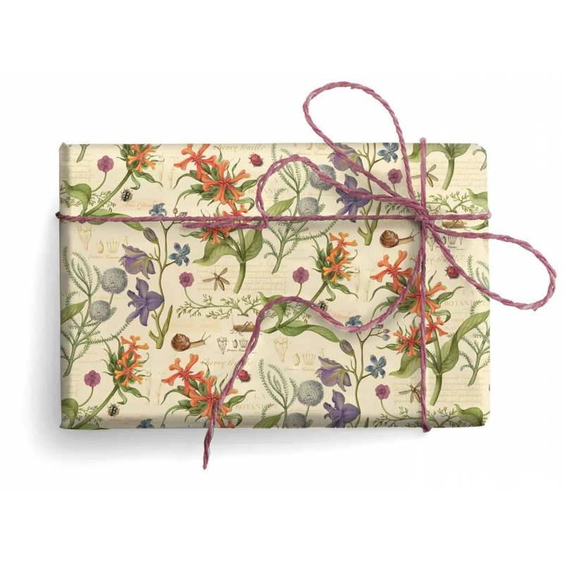 Gift Wrapping Paper 70x100 Prestige Bothanical Flowers | Kartos
