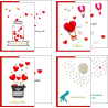 Hearts Everywhere Greeting Card | Kartos