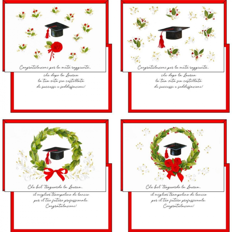 Watercolor Graduation Greeting Card | Kartos
