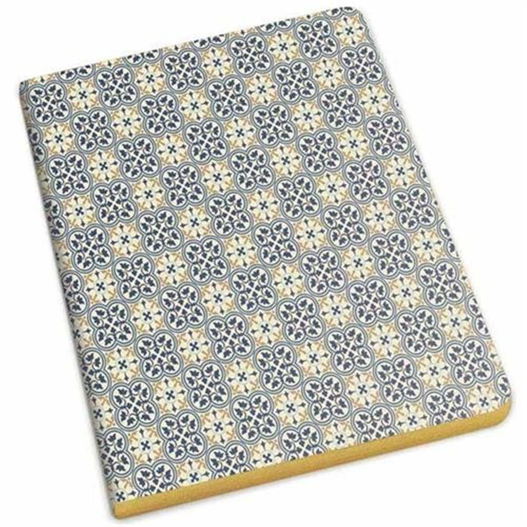 Taccuino A5 Copertina Morbida Bordo Oro 192pa Quadrilobo