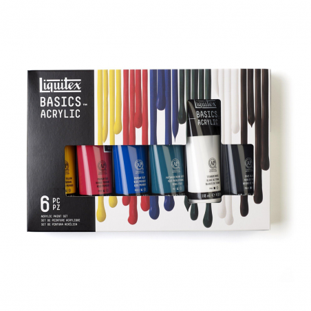 Set Acrilico Basics Pezzi 6 X118 Ml Classic
