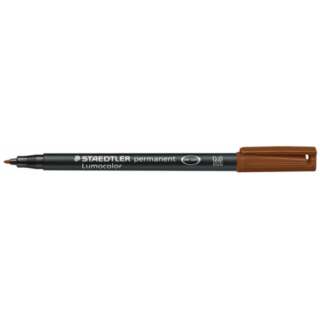 Pennarello Permanente Lumocolor Medio 7-Marrone Punta 1mm