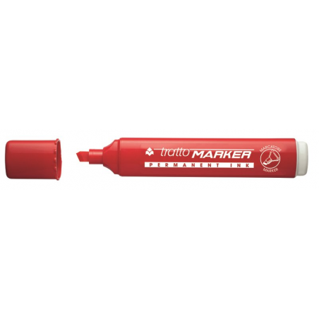 Pennarello  Marker Scalpello Rosso