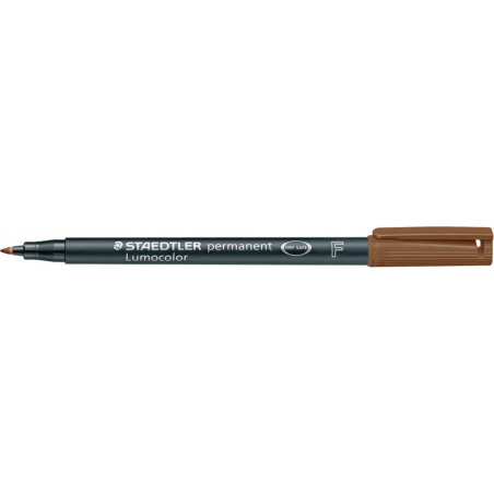 Pennarello Permanente Lumocolor Fine 7-Marrone Punta 0,6mm