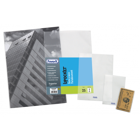 Confezione 25 Buste A Sacco Upocket Superior Liscia  11x16cm
