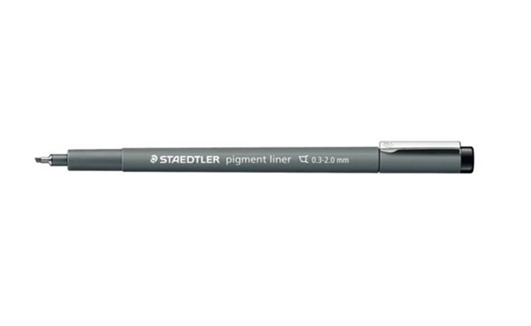 Pennarello Pigment Liner Nero C2 Scalpello — immagine 3