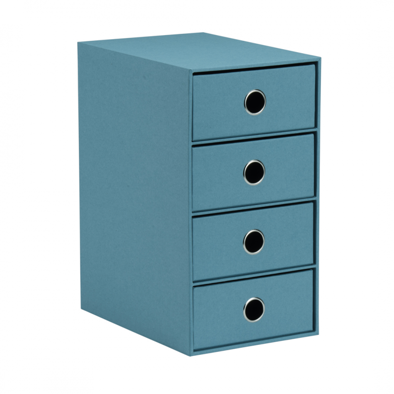 Box 4 Drawers 250x175x320mm Soho Blue Denim 15 | Rossler Soho