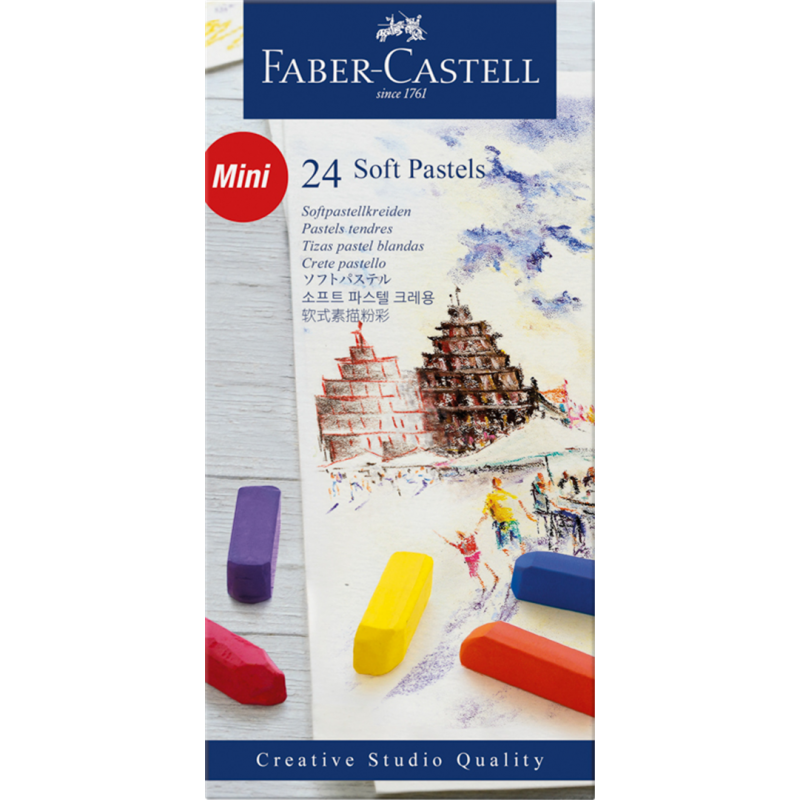 Soft Pastels Studio Quality Mini Astuccio Cartone 24 | Faber-Castell