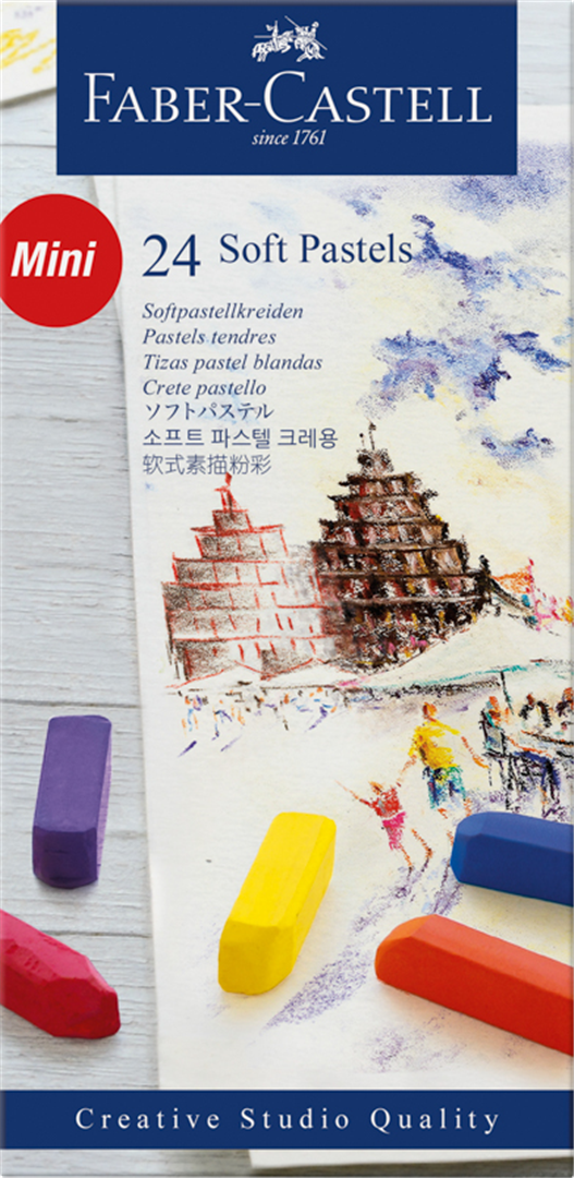 Soft Pastels Studio Quality Mini Astuccio Cartone 24 — immagine 2