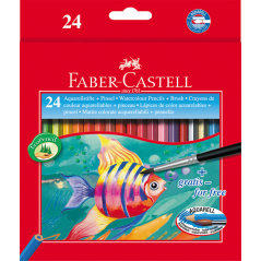 Matite Colorate Acquerellabili Astuccio Cartone 24 | Faber-Castell