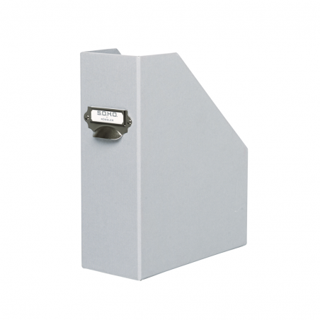 Portariviste Dorso 11cm  C/maniglia  Soho Stone Grigio Chiaro 17