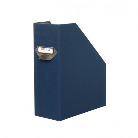 Portariviste Dorso 11cm  C/maniglia  Soho Blu Navy 90