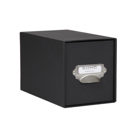 Scatola Cd Con Manico Soho 260x154x140mm Nero 70