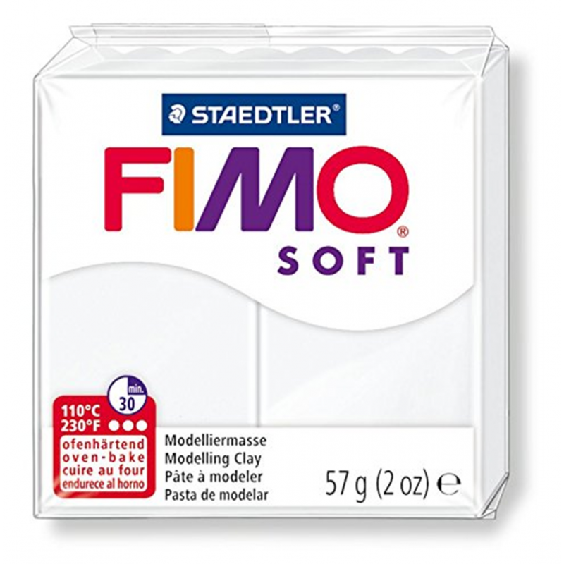 Pasta Fimo Soft Gr.57 0-Bianco | Staedtler
