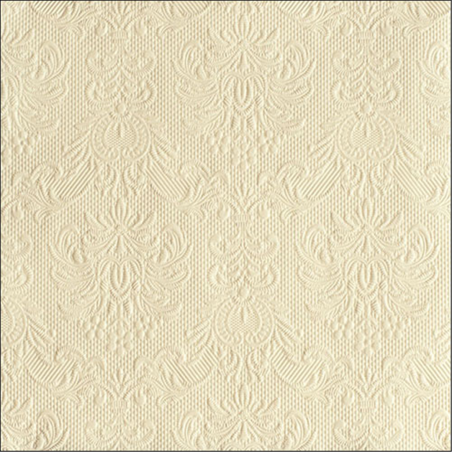 Tovagliolo 33x33 Carta Decorato  Elegance Avorio Cream
