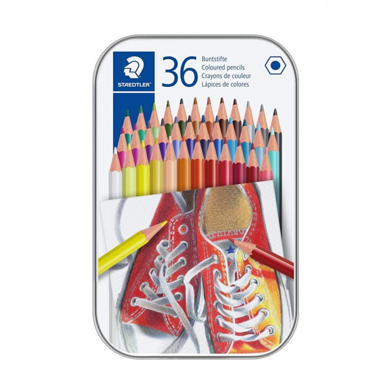 Pack Of Colored Pencils 36 Pieces In Metal | Staedtler