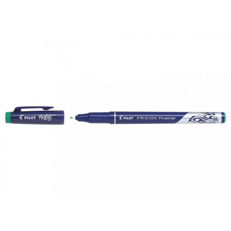 Frixion Erasable Fineliner Pen Tip 1.3 Mm Green | Pilot