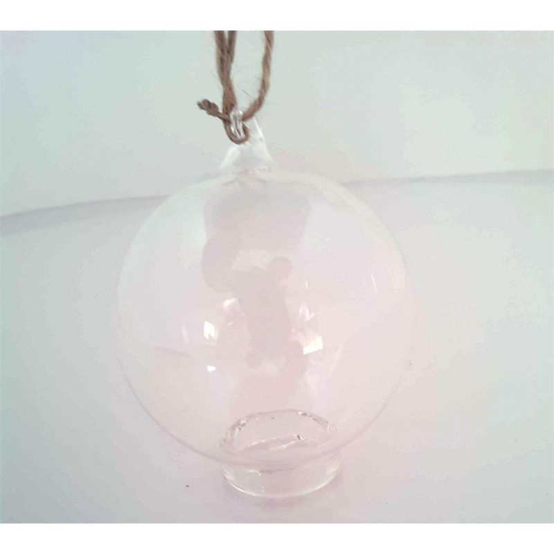12cm Transparent Glass Sphere | Selezione Vertecchi