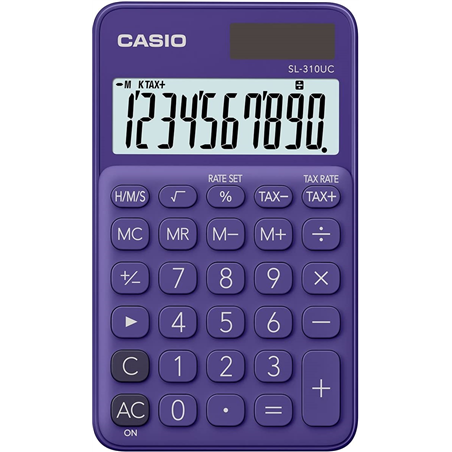 Sl-310uc Calculator 10 Digits Purple | Casio