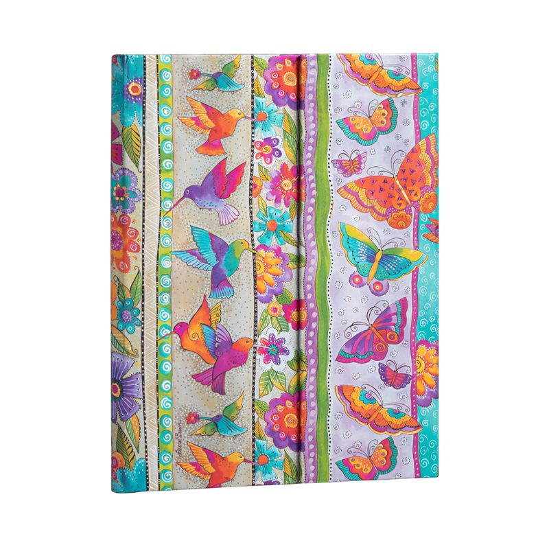 18x23 Ultra Lined Notebook Butterflies And Hummingbirds | Paperblanks