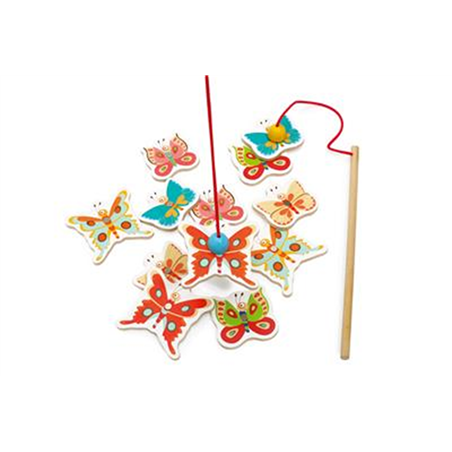 3-In-1 Game Memo-Domino-Fishing Game Butterfly | Dam
