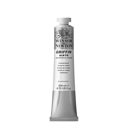 Olio Griffin Alkyd Tubo 200 Ml. Bianco Di Titanio