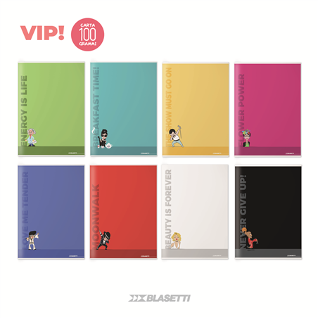 10 Pcs Pack Maxi Notebook 5m The Unmissable Vip 2023 | Blasetti