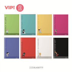 10 Pcs Pack Maxi Notebook 4m The Unmissable Vip 2023 | Blasetti