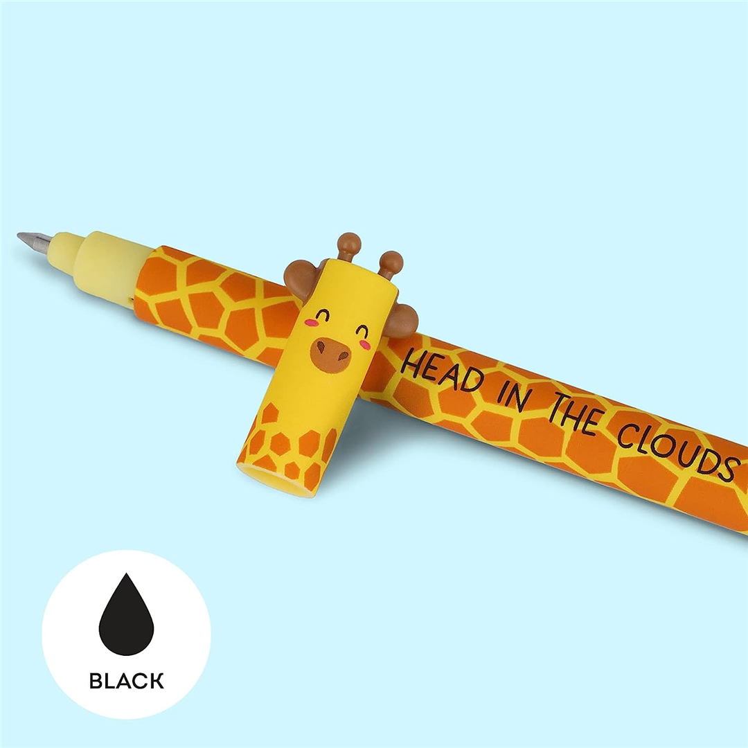 Penna Gel Cancellabile Giraffa Inchiostro Nero — immagine 2