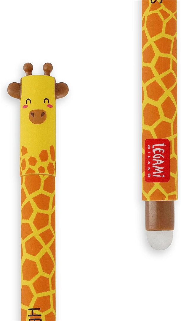Penna Gel Cancellabile Giraffa Inchiostro Nero — immagine 3