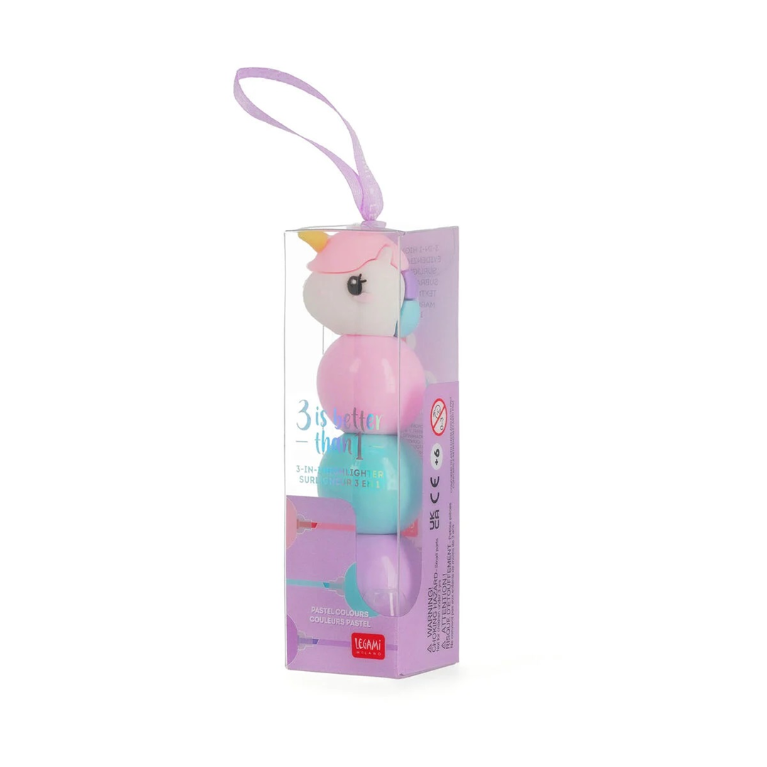 Evidenziatore 3 Is Better Than 1 Unicorn