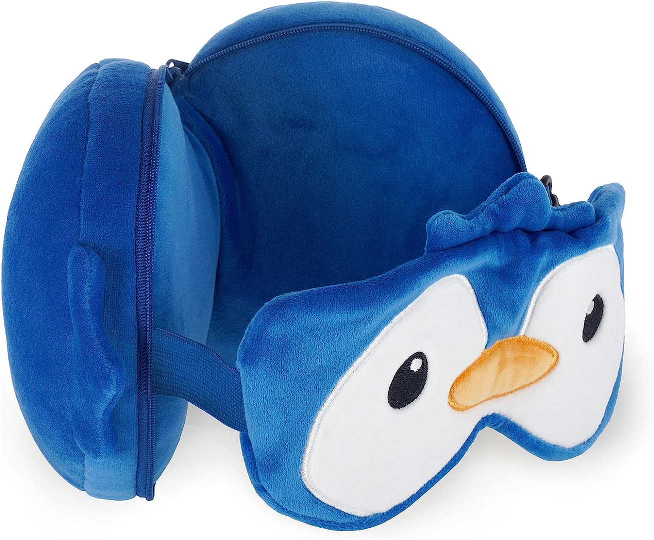 Cuscino Da Viaggio Con Mascherina Da Notte Penguin — immagine 4