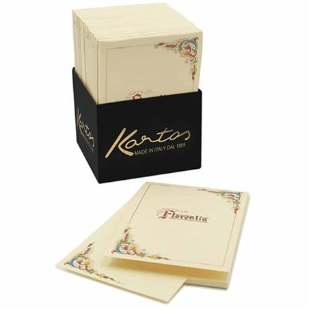 Memo Carta Camoscio 30ff Con Oro  Florentia