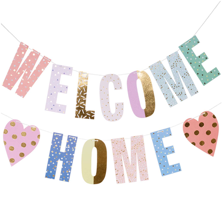 Festone Welcome Home Multicolor 3mt  | Rico Design