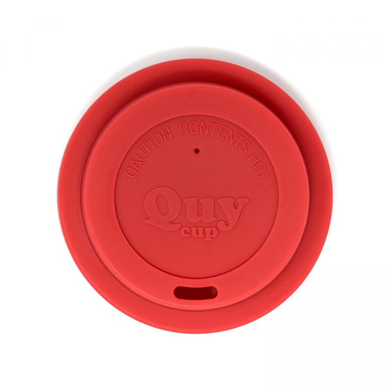 Tappino Lid Silicone X Tazzina Caffe' 90ml Red | Quy Cup