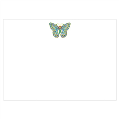 Biglietto +busta 6x4.5cm 20+20pz Jeweled Butterfly | Caspari Aps